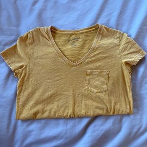 Mustard V-Neck Tee